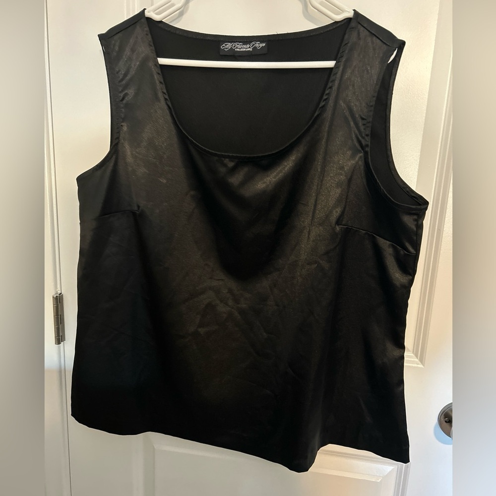 My Favorite Things Colleen Lopez Women’s Sleeveless Blouse (2X) See Measurement